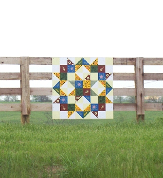 Carpenter’s Wheel--Barn Quilts